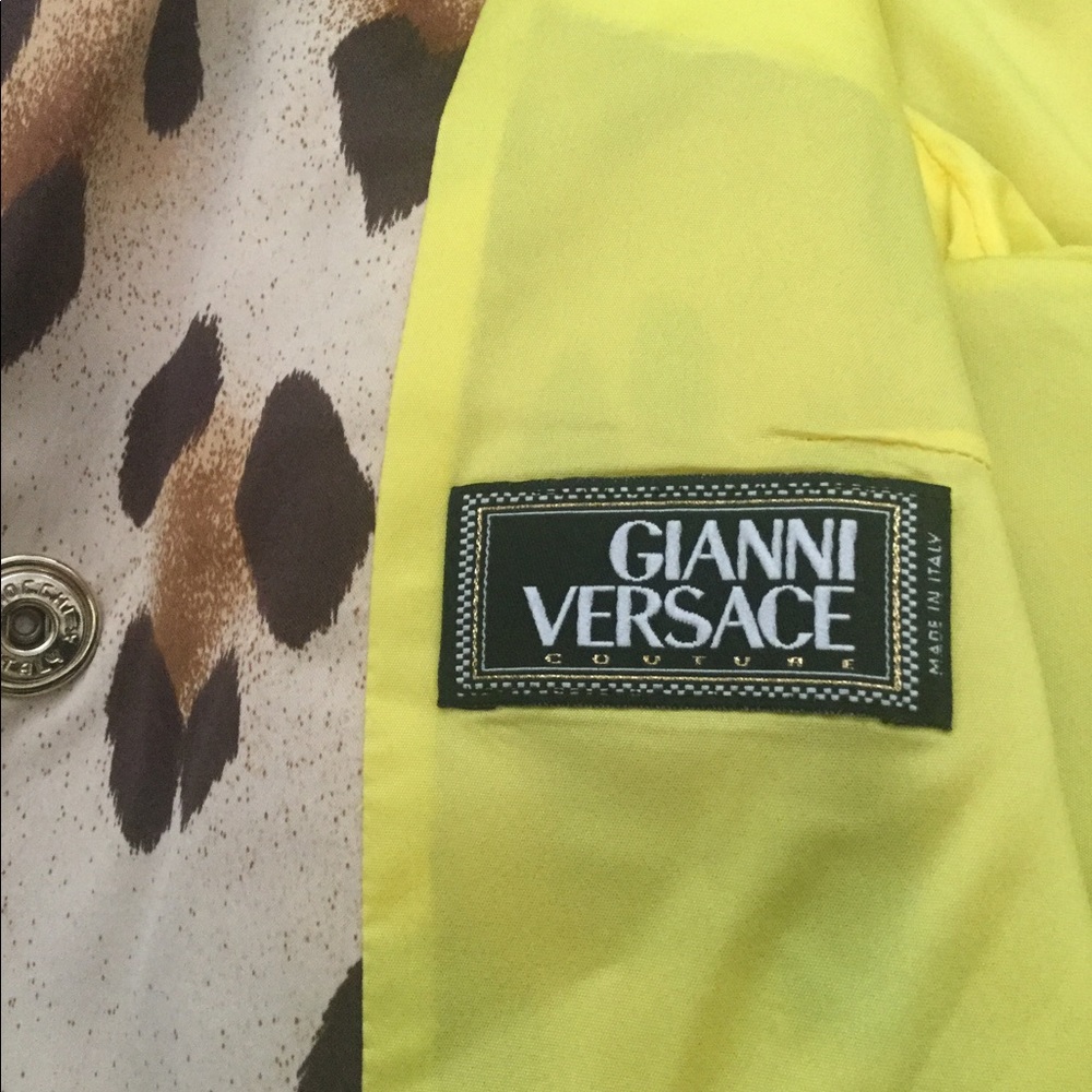 GIANNI VERSACE COUTURE CHEETAH LEOPARD JACKET BLAZER, NEW - Picture 3 of 13